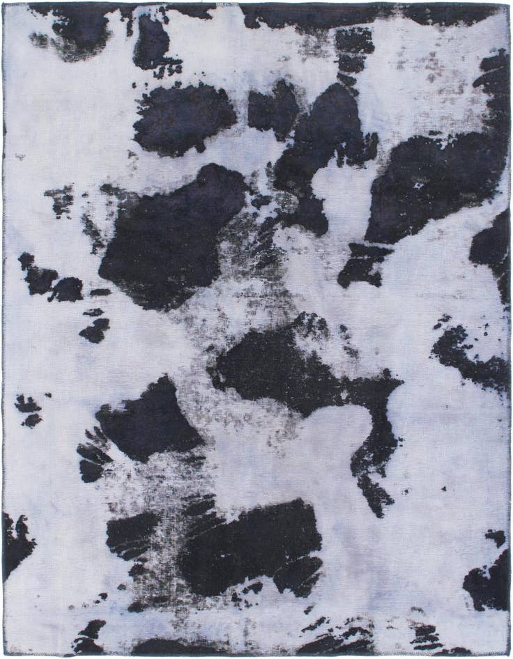 Detail image of 5' 6 x 7' 8 Hand Knotted Ultra Vintage Persian Wool Rug