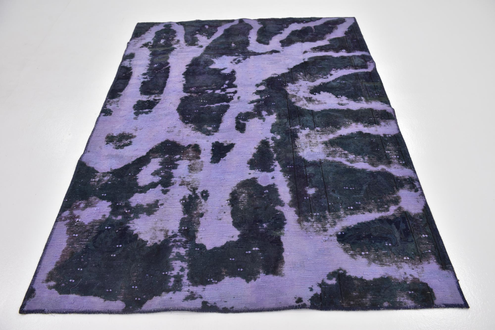 5' x 6' 7 Hand Knotted Ultra Vintage Persian Wool Rug