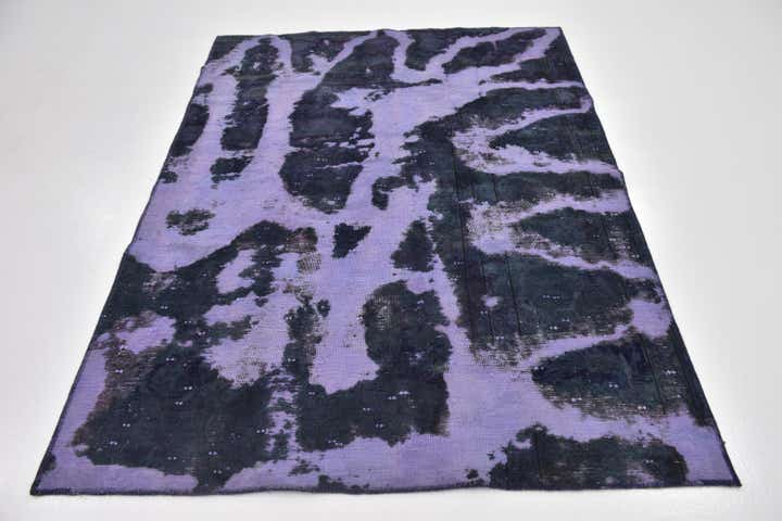 5' x 6' 7 Hand Knotted Ultra Vintage Persian Wool Rug