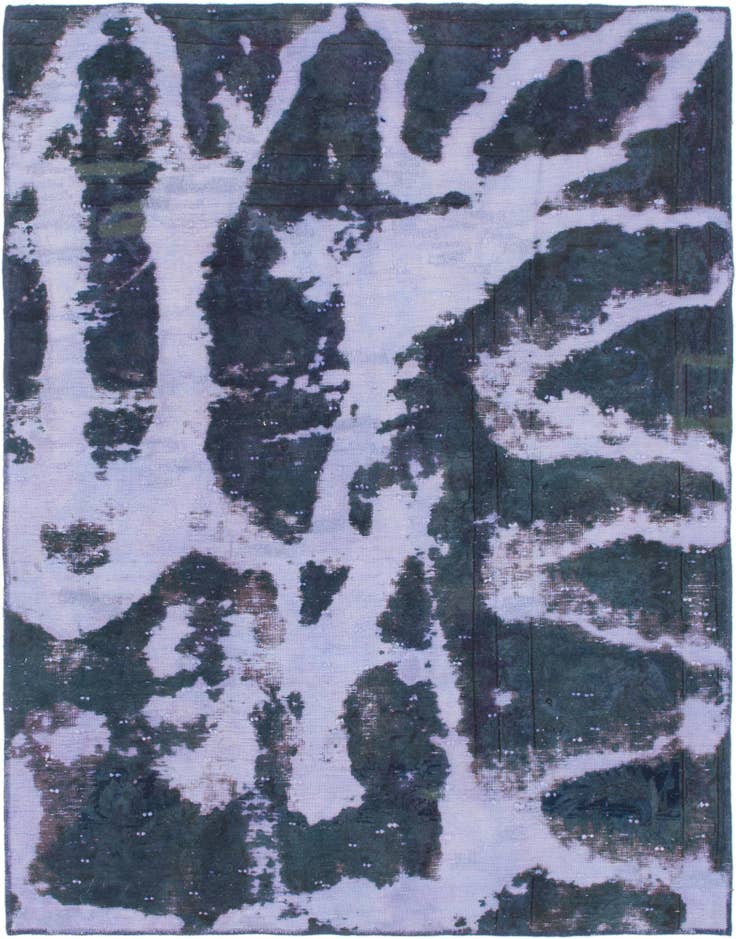 Detail image of 5' x 6' 7 Hand Knotted Ultra Vintage Persian Wool Rug