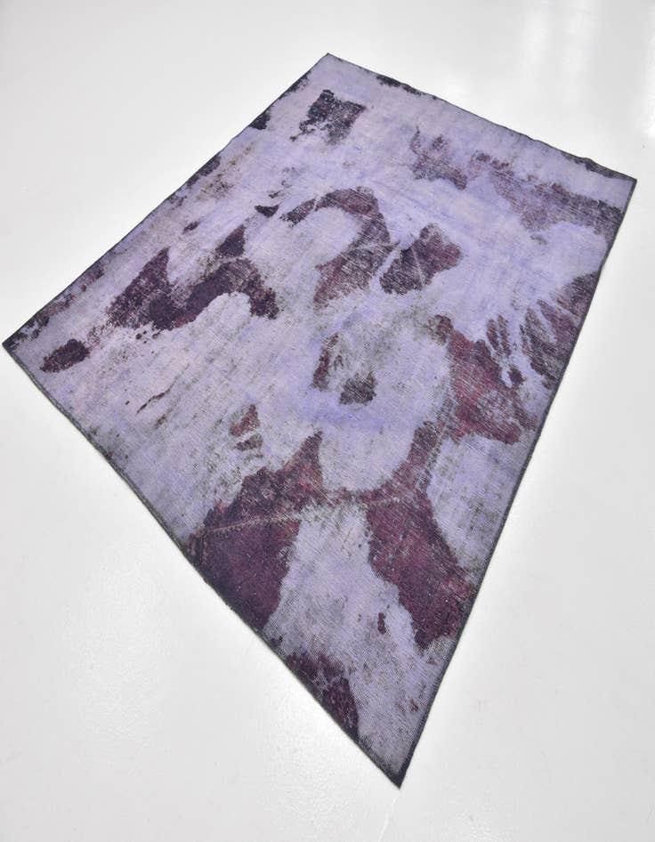 Detail image of 6' 5 x 7' 7  Hand Knotted Ultra Vintage Persian Wool Rug