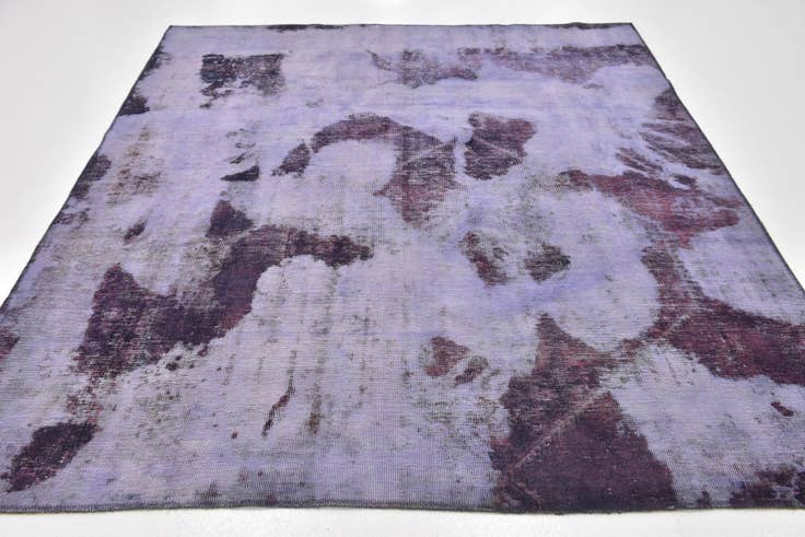 Detail image of 6' 5 x 7' 7 Hand Knotted Ultra Vintage Persian Wool Rug