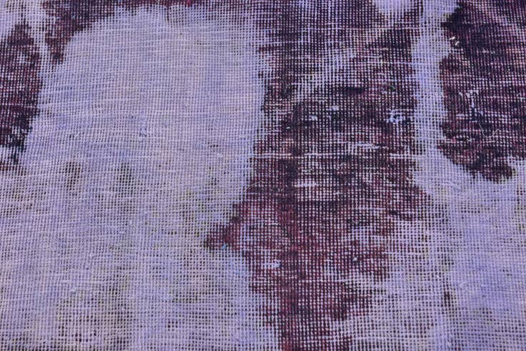 Detail image of 6' 5 x 7' 7 Hand Knotted Ultra Vintage Persian Wool Rug