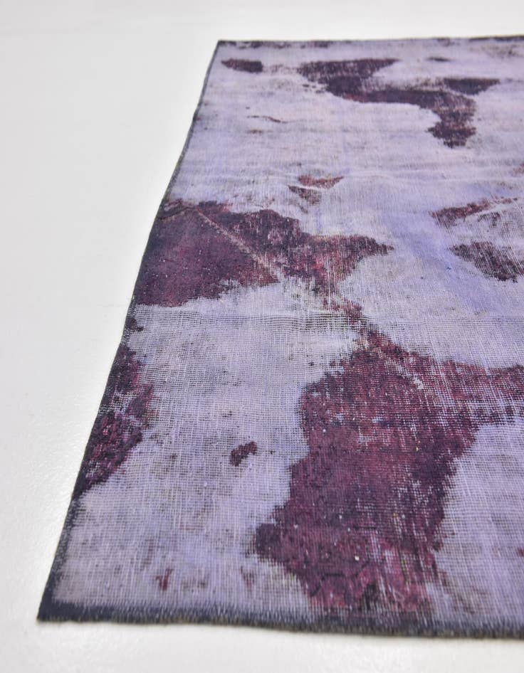 Detail image of 6' 5 x 7' 7  Hand Knotted Ultra Vintage Persian Wool Rug