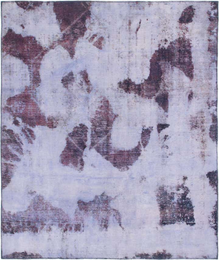 6' 5 x 7' 7 Hand Knotted Ultra Vintage Persian Wool Rug