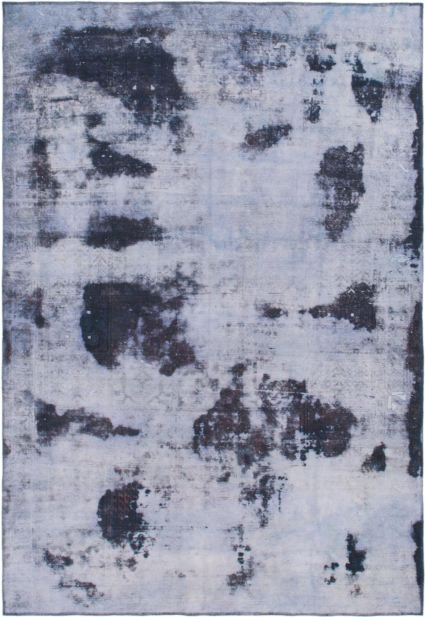 6' 5 x 9' 3 Hand Knotted Ultra Vintage Persian Wool Rug