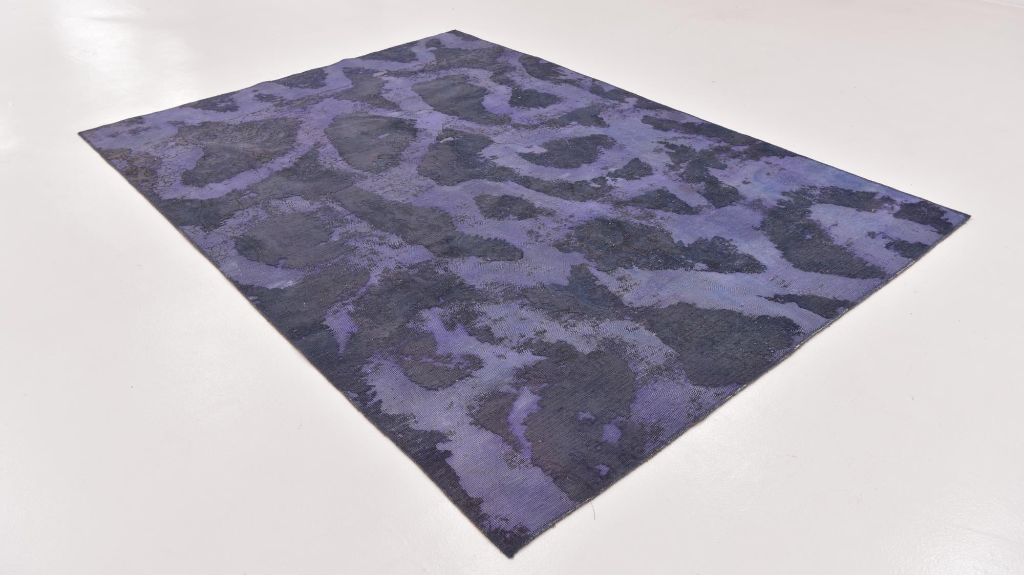 6' 5 x 9' Hand Knotted Ultra Vintage Persian Wool Rug