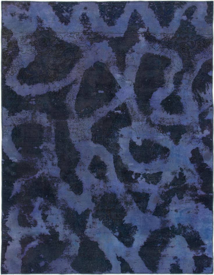 Detail image of 6' 5 x 9' Hand Knotted Ultra Vintage Persian Wool Rug