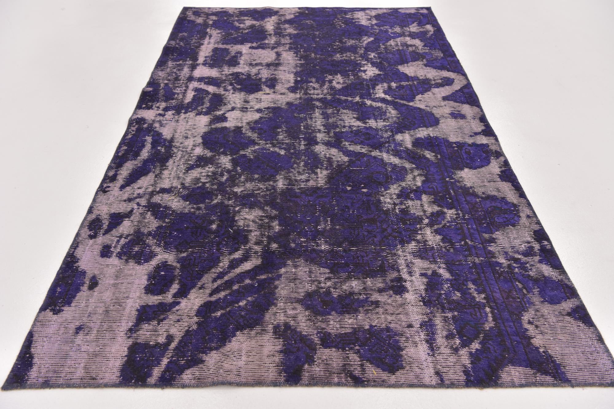 4' 10 x 8' 5 Hand Knotted Ultra Vintage Persian Wool Rug