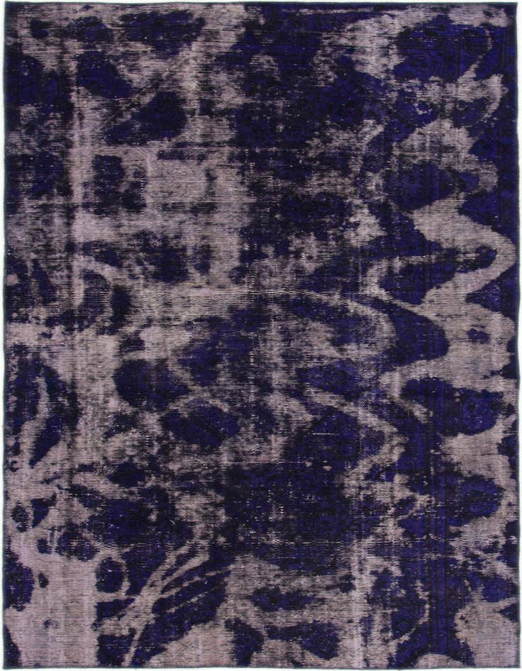 Detail image of 4' 10 x 8' 5 Hand Knotted Ultra Vintage Persian Wool Rug