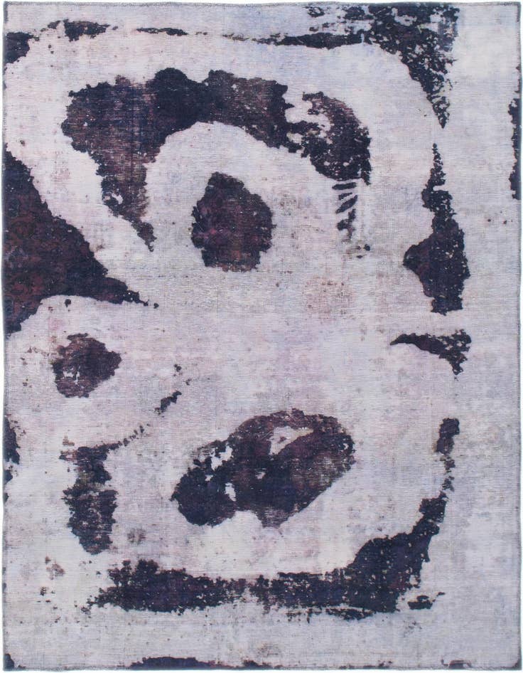 Detail image of 5' 3 x 7' 8 Hand Knotted Ultra Vintage Persian Wool Rug