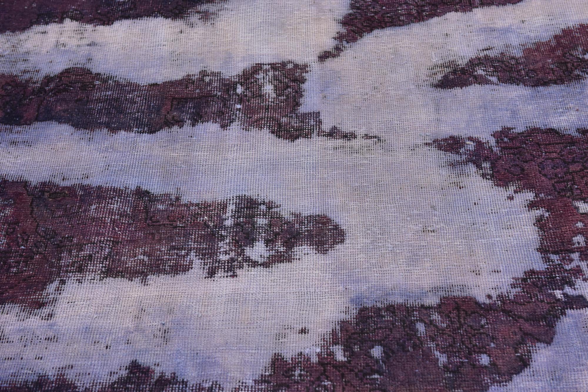 5' 5 x 6' 10 Hand Knotted Ultra Vintage Persian Wool Rug