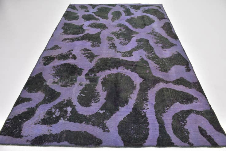 Detail image of 6' 2 x 9' 4 Hand Knotted Ultra Vintage Persian Wool Rug