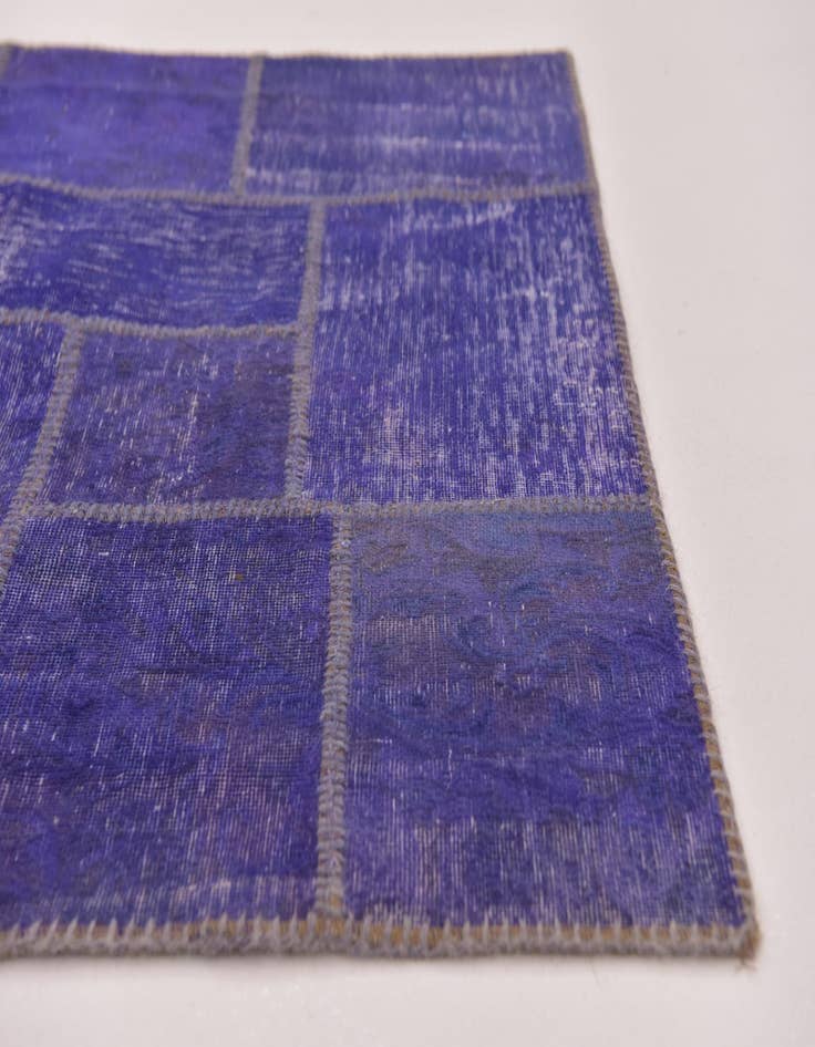 Detail image of 3' 3 x 4' 3  Hand Knotted Ultra Vintage Persian Wool Rug