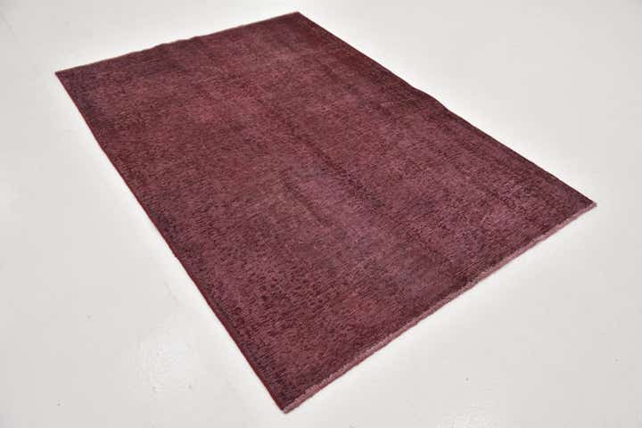 4' 5 x 6' 3 Hand Knotted Ultra Vintage Persian Wool Rug