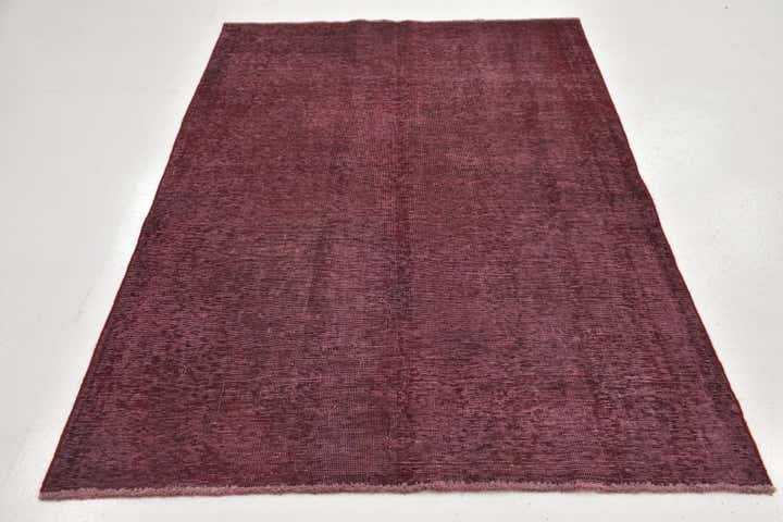 4' 5 x 6' 3 Hand Knotted Ultra Vintage Persian Wool Rug