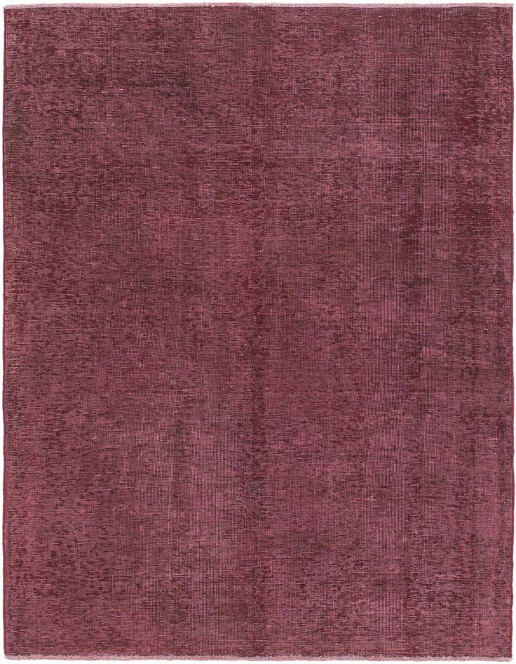 Detail image of 4' 5 x 6' 3 Hand Knotted Ultra Vintage Persian Wool Rug