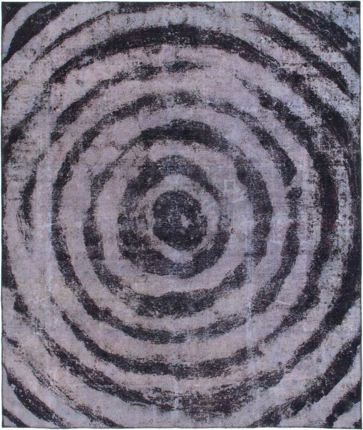 Detail image of 9' 2 x 10' 9 Hand Knotted Ultra Vintage Persian Wool Rug