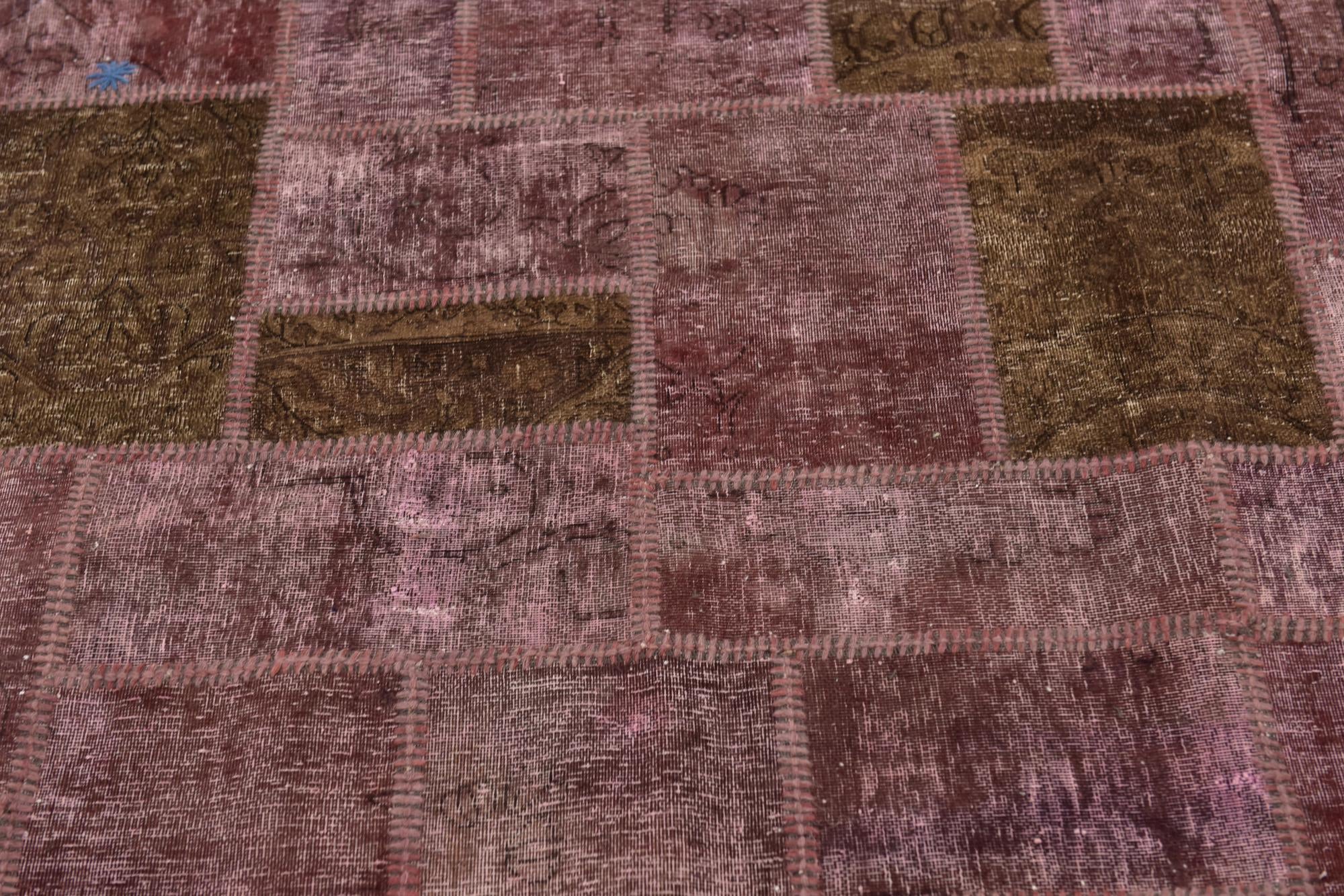 5' 10 x 8' 4 Hand Knotted Ultra Vintage Persian Wool Rug