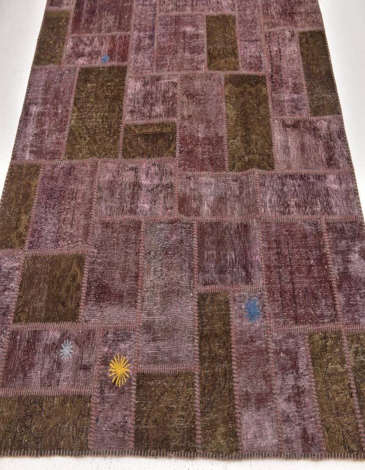 Detail image of 5' 10 x 8' 4  Hand Knotted Ultra Vintage Persian Wool Rug