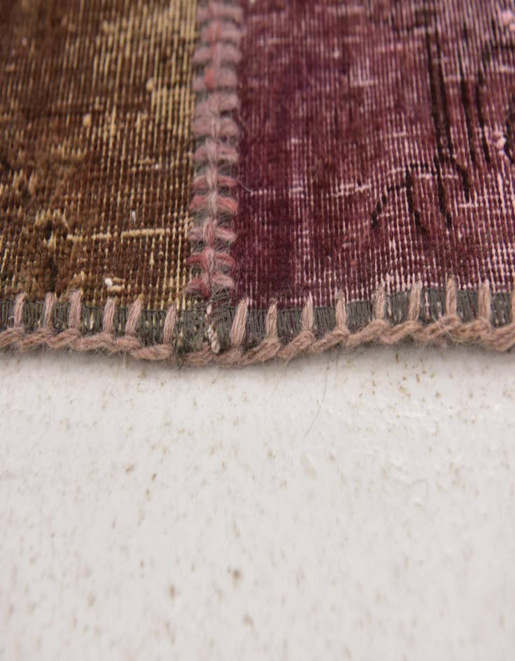 Detail image of 5' 10 x 8' 4  Hand Knotted Ultra Vintage Persian Wool Rug