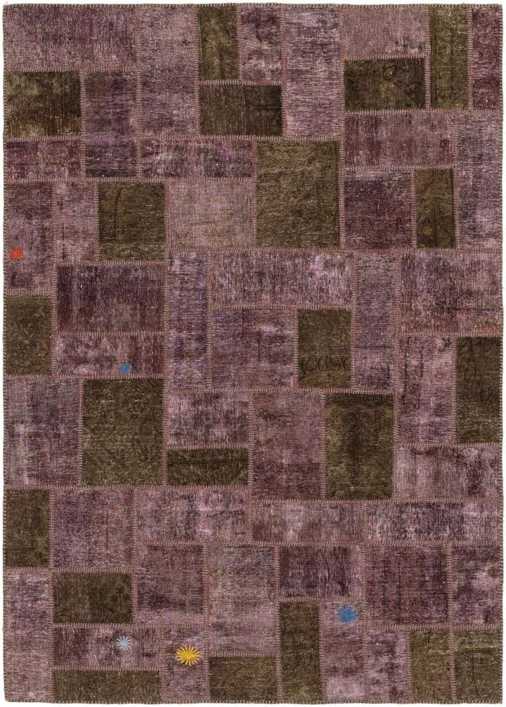 5' 10 x 8' 4 Hand Knotted Ultra Vintage Persian Wool Rug