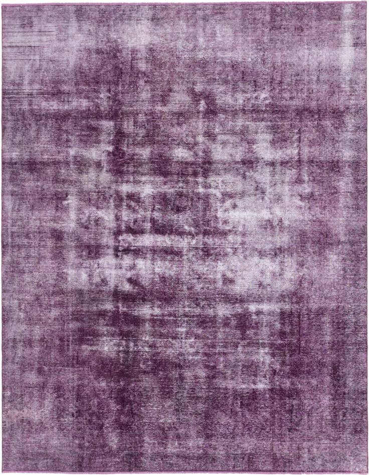 Detail image of 8' 3 x 10' 10 Hand Knotted Ultra Vintage Persian Wool Rug