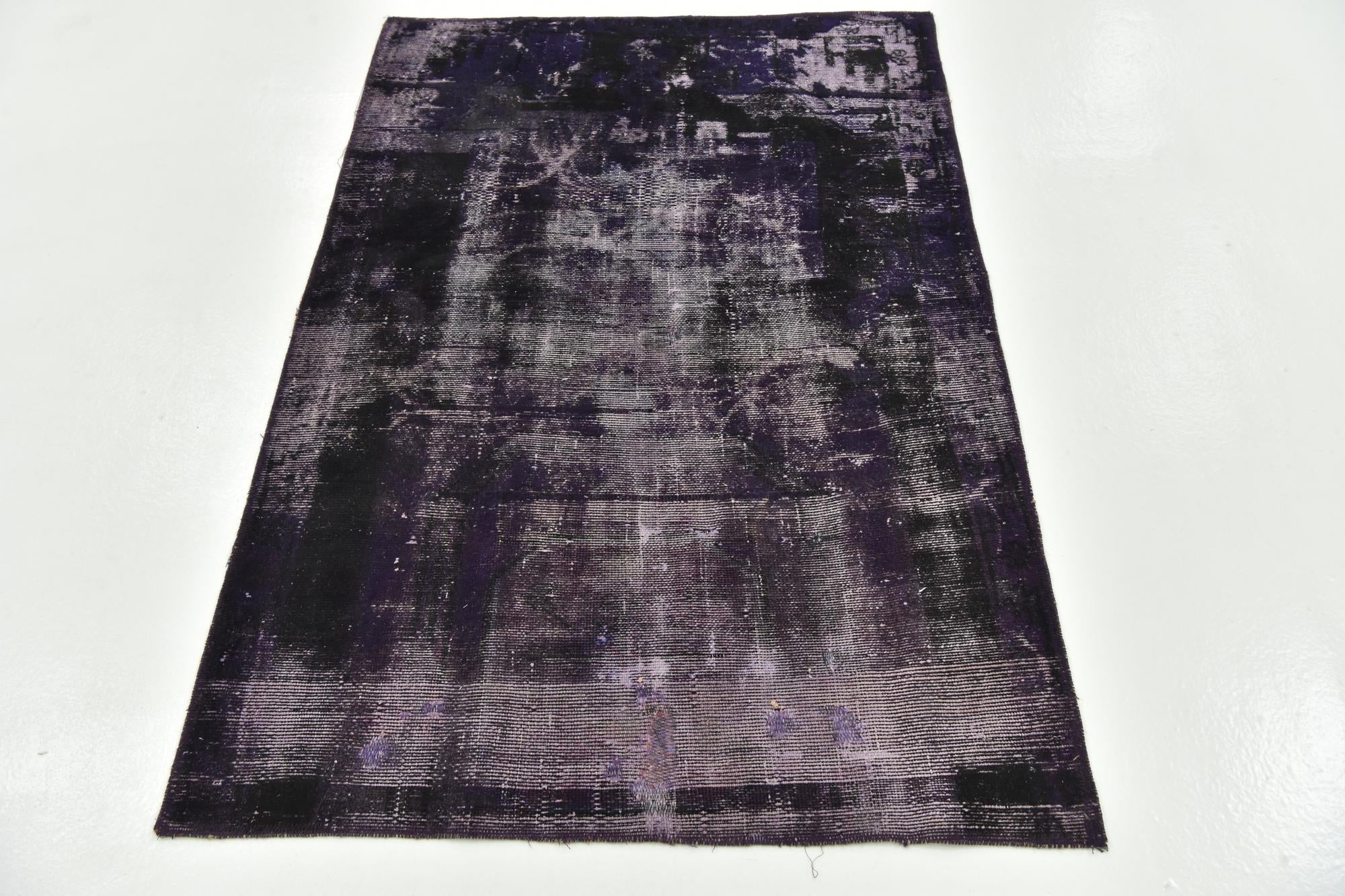 3' 4 x 5' Hand Knotted Ultra Vintage Persian Wool Rug