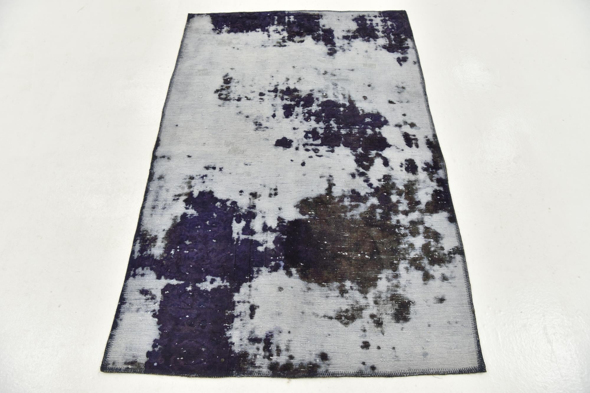 3' 5 x 5' 3 Hand Knotted Ultra Vintage Persian Wool Rug