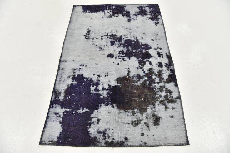 Detail image of 3' 5 x 5' 3 Hand Knotted Ultra Vintage Persian Wool Rug