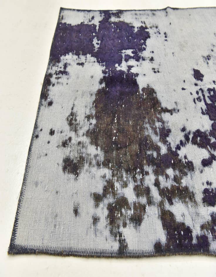 Detail image of 3' 5 x 5' 3  Hand Knotted Ultra Vintage Persian Wool Rug