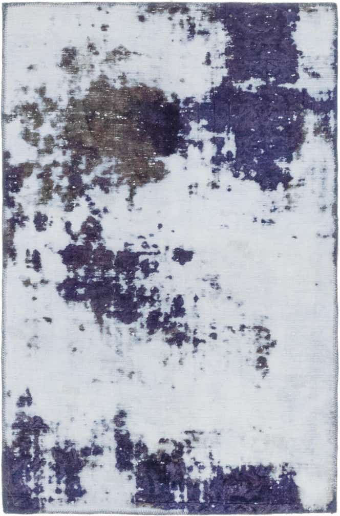 3' 5 x 5' 3 Hand Knotted Ultra Vintage Persian Wool Rug