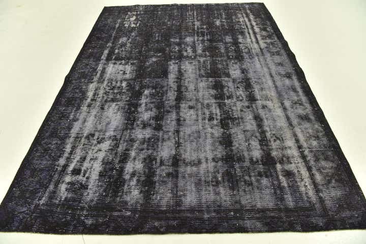 6' 7 x 9' Hand Knotted Ultra Vintage Persian Wool Rug