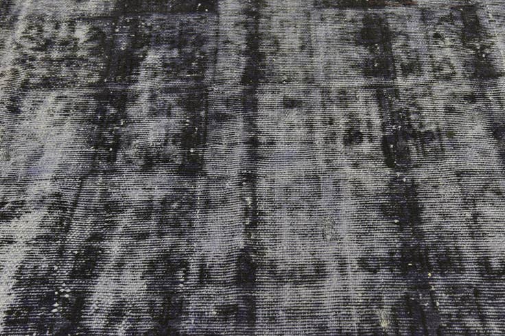 Detail image of 6' 7 x 9' Hand Knotted Ultra Vintage Persian Wool Rug