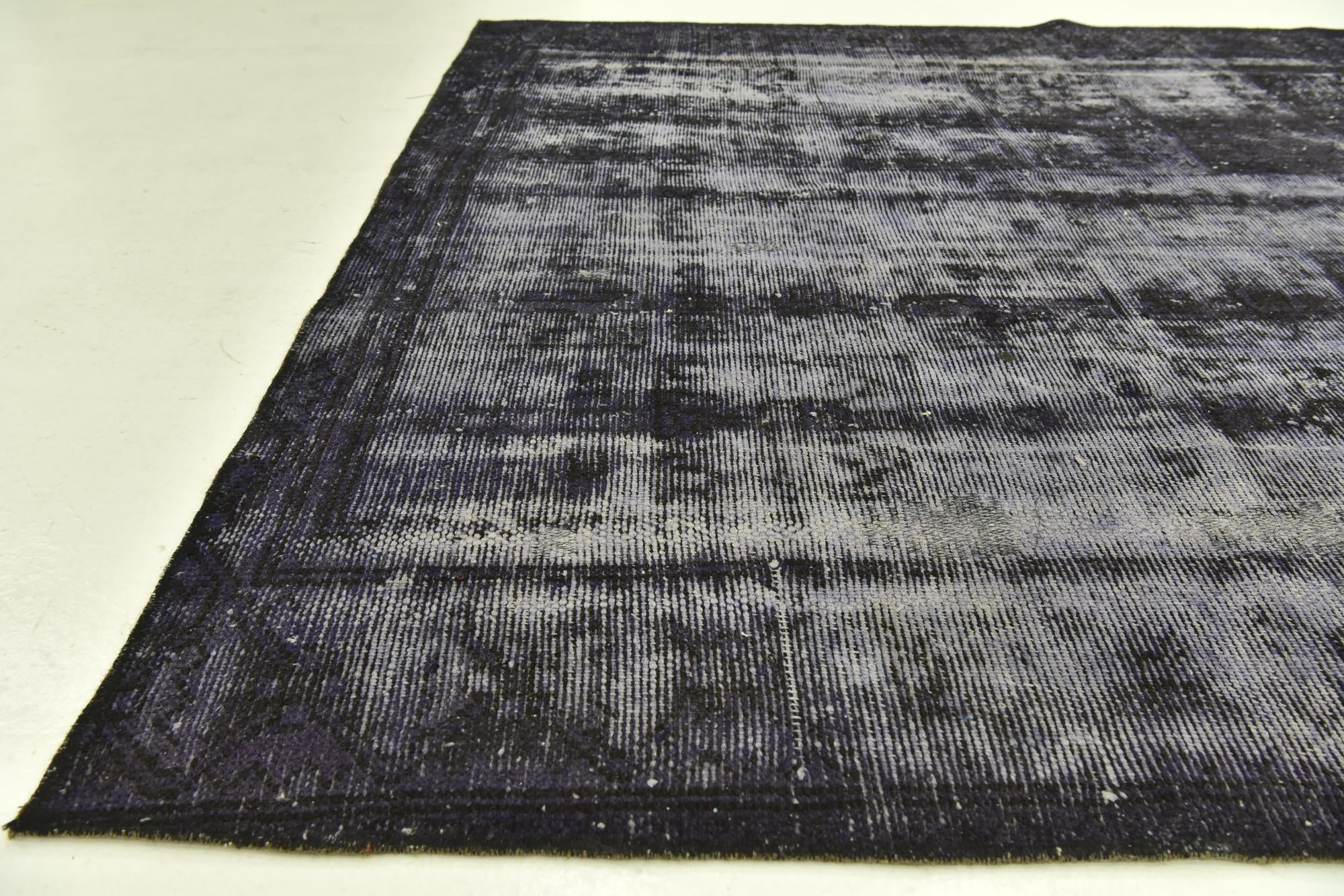 6' 7 x 9' Hand Knotted Ultra Vintage Persian Wool Rug