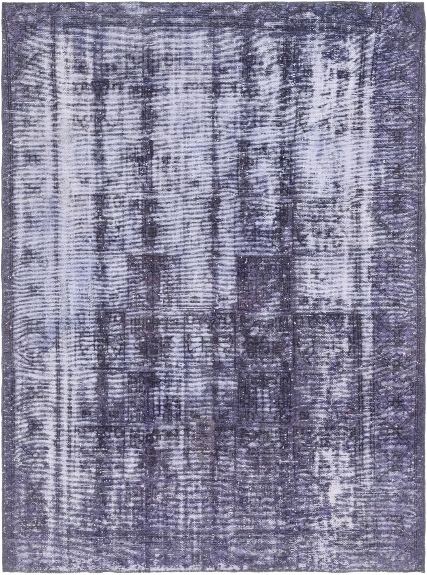 6' 7 x 9' Hand Knotted Ultra Vintage Persian Wool Rug