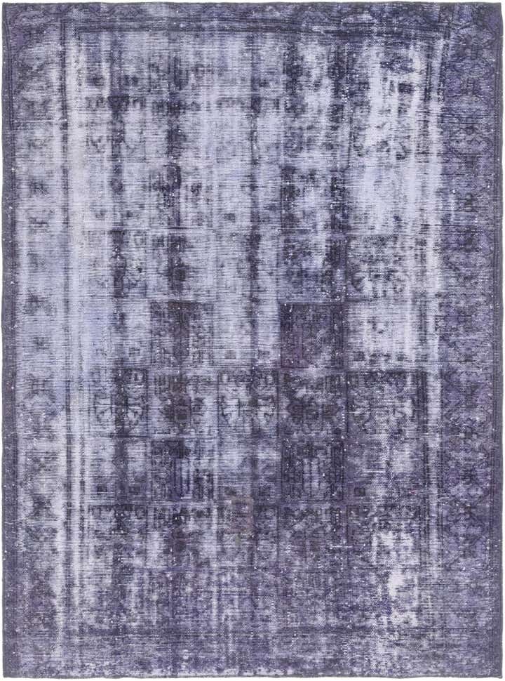 6' 7 x 9' Hand Knotted Ultra Vintage Persian Wool Rug