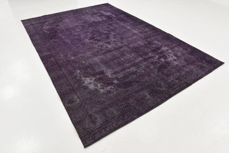 Detail image of 7' 4 x 10' 9 Hand Knotted Ultra Vintage Persian Wool Rug
