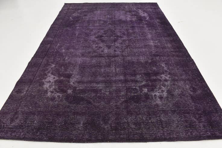 Detail image of 7' 4 x 10' 9 Hand Knotted Ultra Vintage Persian Wool Rug