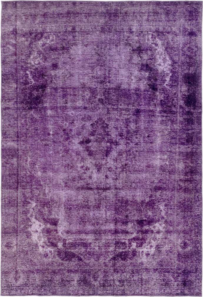 7' 4 x 10' 9 Hand Knotted Ultra Vintage Persian Wool Rug