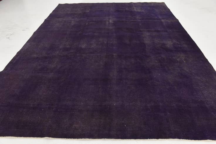 Detail image of 9' 3 x 11' 10 Hand Knotted Ultra Vintage Persian Wool Rug