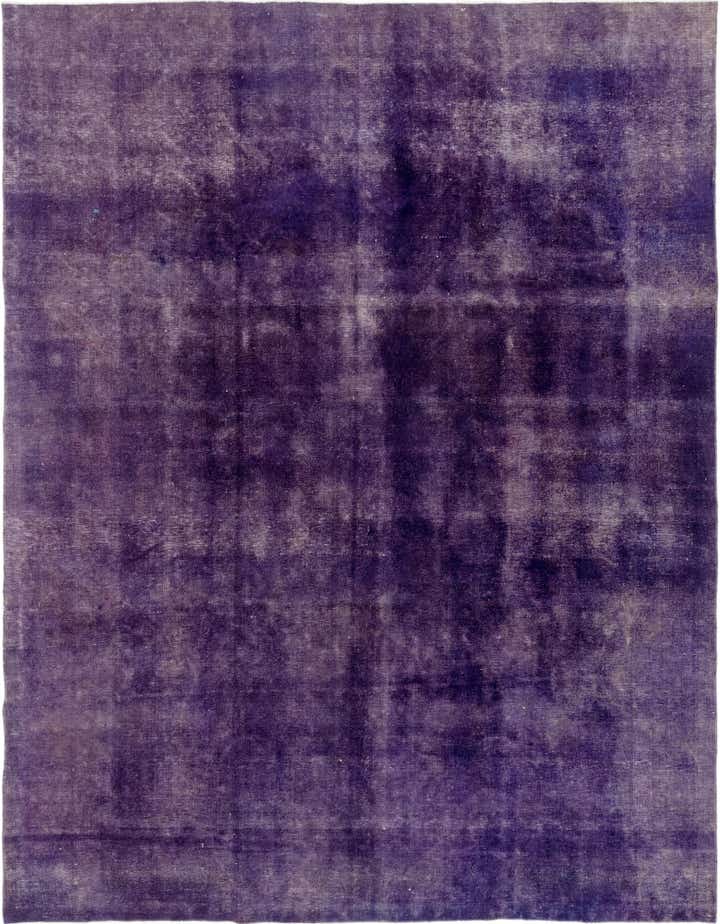 9' 3 x 11' 10 Hand Knotted Ultra Vintage Persian Wool Rug