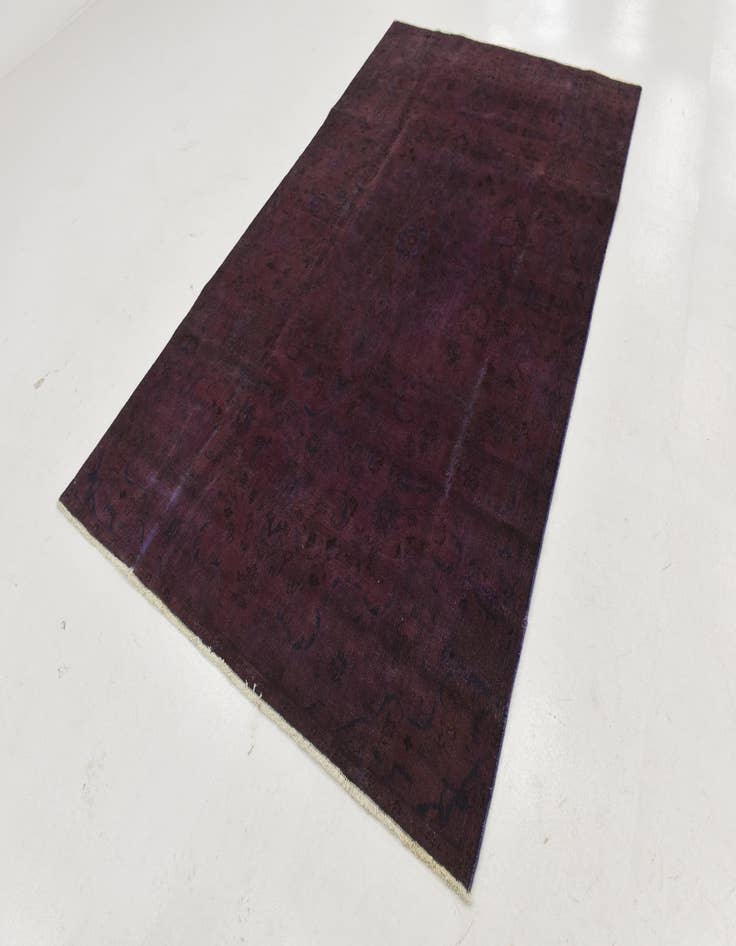 Detail image of 5' 5 x 9' Hand Knotted Ultra Vintage Persian Wool Rug