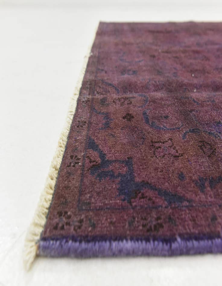 Detail image of 5' 5 x 9' Hand Knotted Ultra Vintage Persian Wool Rug