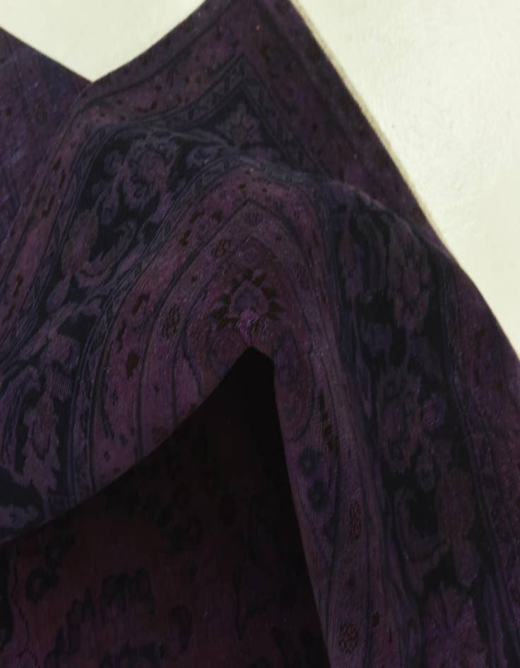 Detail image of 9' 6 x 12' 10 Hand Knotted Ultra Vintage Persian Wool Rug