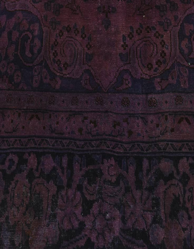 Detail image of 9' 6 x 12' 10 Hand Knotted Ultra Vintage Persian Wool Rug