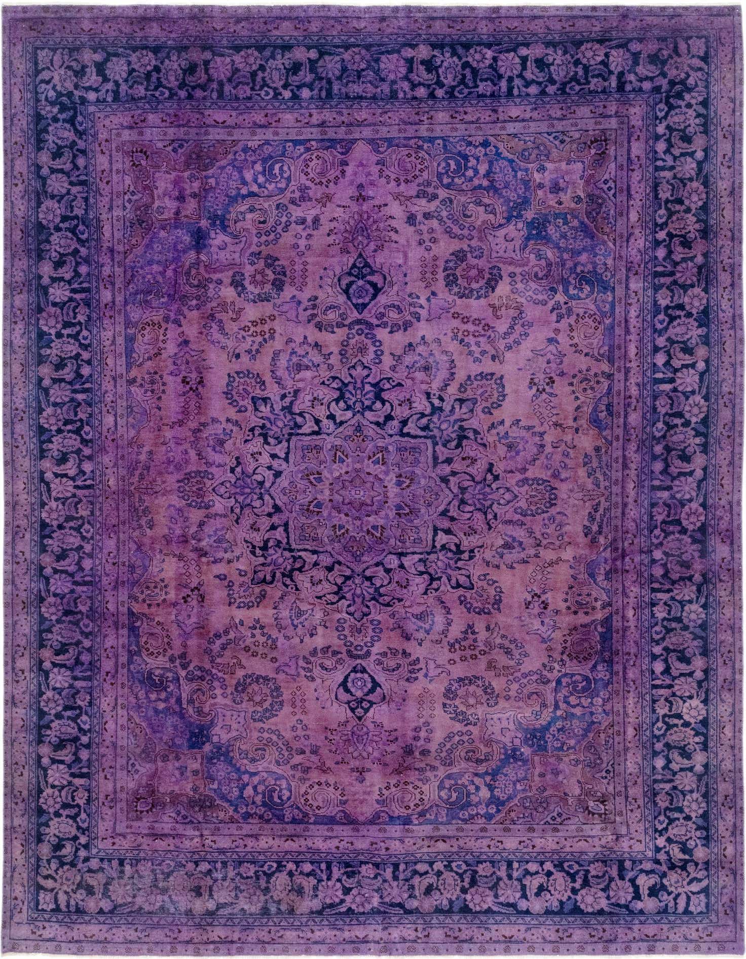 Primary image  9' 6 x 12' 10  Hand Knotted Ultra Vintage Persian Wool Rug