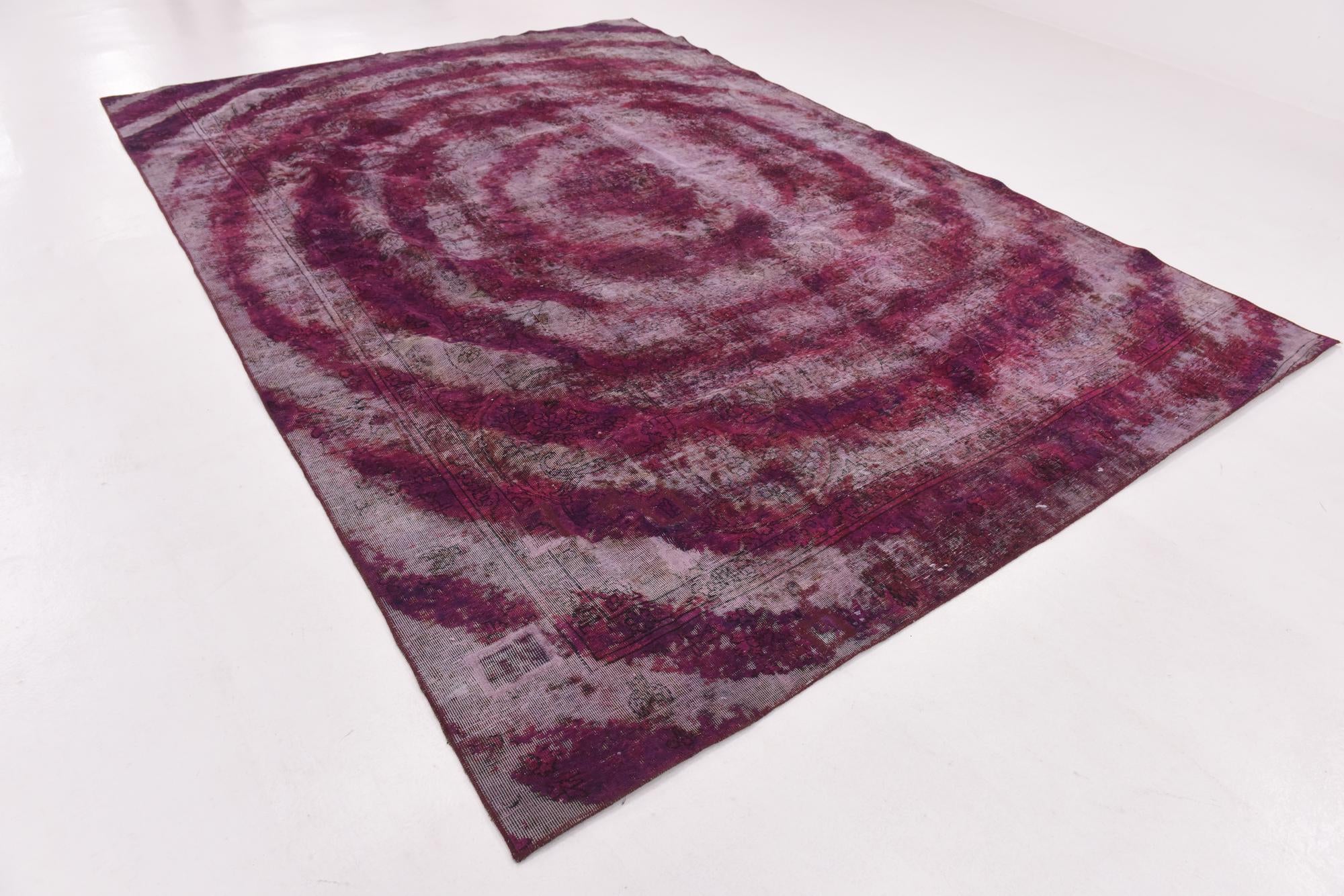 8' 4 x 11' 9 Hand Knotted Ultra Vintage Persian Wool Rug