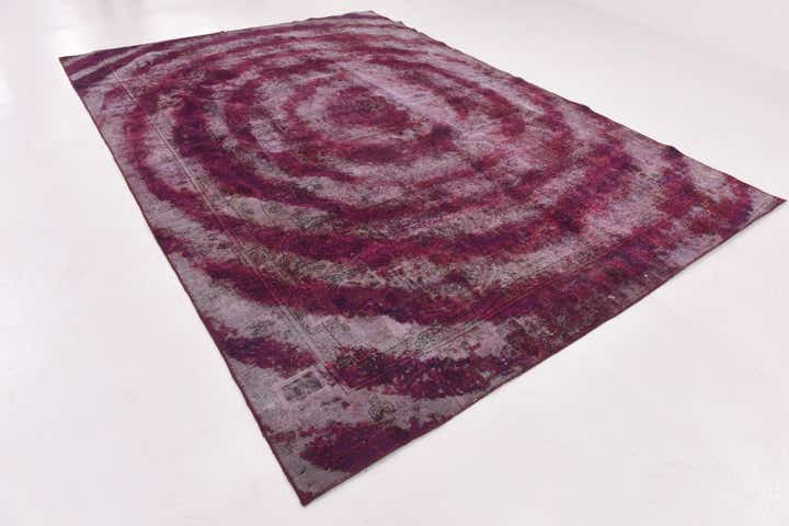 8' 4 x 11' 9 Hand Knotted Ultra Vintage Persian Wool Rug