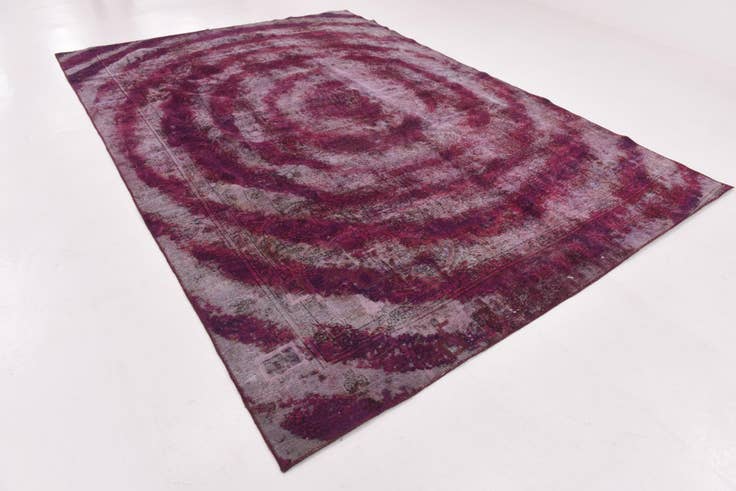 Detail image of 8' 4 x 11' 9 Hand Knotted Ultra Vintage Persian Wool Rug